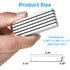 8 Pack 60x10x3 mm, Magnets, Caturledas Heavy Duty Strong Rare Earth Neodymium Magnets with Double Sided Adhesive