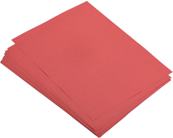 MECCANIXITY 100 Sheets Colored Copy Paper, 8 1/2 Inch, 22lb/80gsm Bright Red for Office Printing, Document Copying