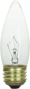 Sunlite 25ETC/32 120-volt 25-watt Medium Base Incandescent Torpedo Tip Chandelier Lamp