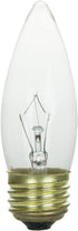Sunlite 25ETC/32 120-volt 25-watt Medium Base Incandescent Torpedo Tip Chandelier Lamp