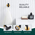 Angle Simple Black & Gold Towel Hook 2 PCS, Stainless Steel Bathroom Robe Holder, Wall Mounted Coat Hand Towel Hanger