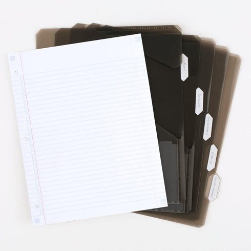 Five Star Flex Refillable Notebook + Study App, 1 Inch Binder with Customizable Cover, 200 Sheet Capacity, Color Varies