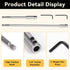 NEATABY 4 1/4 Set, 6 12 Inches 2-Piece Set Pieces Drill Bit Extension High Carbon Steel, and Spade Drill Bit Extension