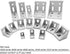 20 Sets 15 Series Connector 1515 Aluminum Extrusion Corner Piece with 20PCS Corner Bracket, 40PCS Screws, 1515 T Nut