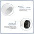 2pcs Toilet Connecting Water Flush Extension, Lengthened Toilet Parts for Wall Drain