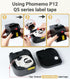 Phomemo Label Makers, Bluetooth Inkless Label Printer P12, Mini Label Maker for Office, Home, School Organization