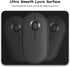 Dapesuom Small Mouse Pad, 5 x 6 Inch Thick Rubber Non-Slip Portable & Washable Mini Mouse Mat for Gaming, Jet Black