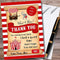 The Card Zoo Stripy Circus Personalized Childrens Birthday Party Thank You Cards
