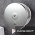 1pc Zerodeko Round Stainless Steel Tissue Storage Rack for Bathroom Easy Install Paper Holder Large Capacity