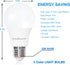 A19 3-Color LED Light Bulbs with Warm White, Daylight, Natural White, Color Changing Light Bulb, 9W (60 Watt Equivalent), 800 Lumen, E26 Standard Base,CRI 80+, ETL FCC Listed, 4 Pack by Scheinenda
