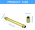 100mm(3.94"), 4 Litoexpe Double End Straight Pipe Lamp Stem Kit Lamp Extension Rod with Connector Pcs, Lamp Rod