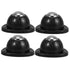 Amosfun 4pcs Self Adhesive Large Mini Caster Wheels with Screws Swivel Steel