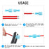 MCIGCIM (200 Pcs) 16-14 Gauge Spade Disconnect Wire Connectors, Fully Insulated Male Female Nylon Quick Crimp Terminals