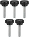 uxcell M5 x 30mm Metric Male Thread Knurled Clamping Knobs Grip Thumb Screw Hand Clamping Handle Bolt with Plastic