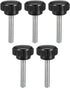 uxcell M5 x 30mm Metric Male Thread Knurled Clamping Knobs Grip Thumb Screw Hand Clamping Handle Bolt with Plastic