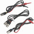 Oscilloscope Probes - BNC to Alligator Clips, Mini Test Clips & BNC Cables (3 Pack)