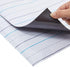 Bright Creations 2 Sheets of Magnetic Lined Handwriting Paper for Whiteboard, Dry Erase Sentence Strips for Classroom