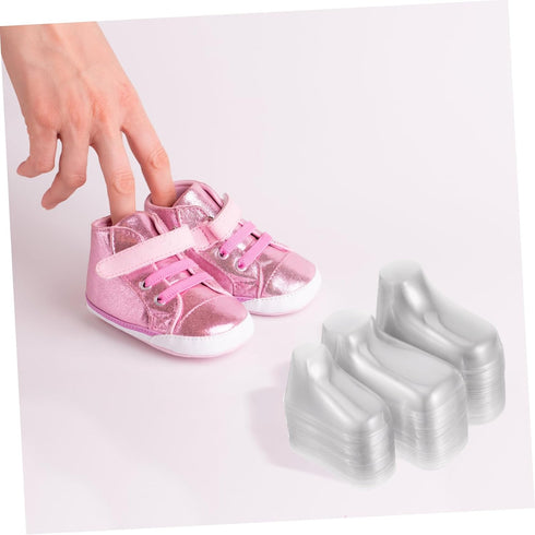 Sturdy Plastic Baby Booties Display Rack for Retail & Home