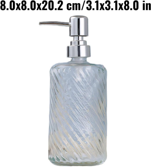 Syyavrrta Refillable Glass Hand Sanitizer Bottle for Travel Home and Hotel Use