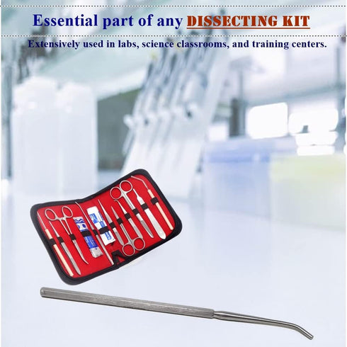 Premium Quality Seeker Mall Probe - Bent Ends Blunt Tips for Students Lab Technicians, Hexagonal Handles No-Slip Grip
