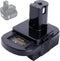 Lasica Adapter Compatible with DeWalt 20V Battery & Milwaukee M18 Battery for Ryobi 18-Volt ONE+ Cordless Tools