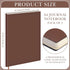 Tenceur 5 Pcs A4 College Ruled Notebook | 8.5'' x 11'' Lined Journal, 200 Pages, Multi Color