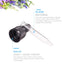 PH PandaHall Set of 12 Glass Eye Droppers - for Essential Oil 10ml (1/3 Ounce), Pressure Rotating Cover Oil Droppers,