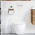 YURINJEE 3M Antique Bronze Toilet Paper Holder Wall Mount with Shelf - No Drill Adhesive or Screw Mount Bathroom Tissue
