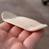 Novabright 100 4" 2.6" 60 40 1/42" Pcs Maple Fingerboard Wood Veneer Pieces x Straight Cut, Cross Cut Thickness