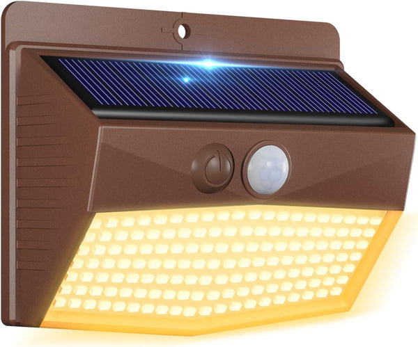 Peasur 1 Pack Solar Motion Lights Outdoor, Solar Security Light with 3