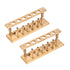 uxcell Wooden Test Tube Holder Rack for 16-20mm Centrifuge Tubes, 6 Wells, 6 Pins, 2Pcs