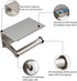Homely Trove Toilet Paper Holder with Shelf - Self Adhesive Tissue Towel Dispenser or Wall Mounted Toilet Paper Roll