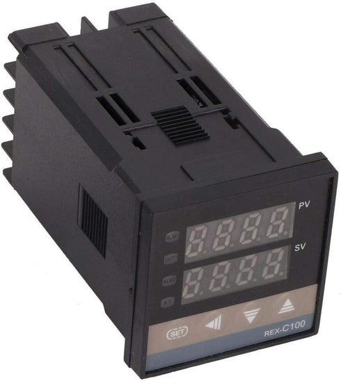Oumefar 0 to 400°C PID Digital Temperature Controller Thermostat Kit REX-C100FK02-V*DN