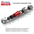 CNLINKO DH Series M20 Waterproof Connector, 2/3/4/5/7/9/12 Pin Bayonet Connecting Type, IP67
