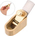 Toyvian Micro Brass Thumb Planer Tool for Violin Making Precision Mini Hand Planer for Woodworking Ergonomic Grip