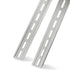 20 Pieces 13 Inch Aluminum DIN Rails Slotted for Mounting Hardware Components, 35mm Wide
