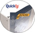 QuickFit View Binder, 3-Ring Binder, Angle D Ring, 1.5 Inch, Black