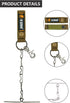KUNN Electrical Tape Holder - Dual-Use Tape Thong, Enhanced Fast Tape Holder Chain for Tool Belt