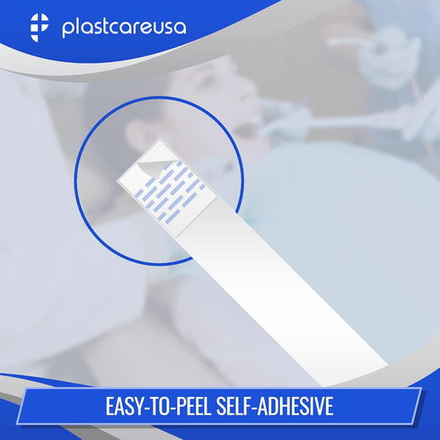 250 Disposable Bib Holders - Light Flexible Neck Holder Straps for Dental Bib, Drapes, Covers - Paper Napkin Holder
