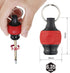 QB-22K2RY Set 2 Vessel Ball Grip Quick Catcher, of (Red/Yellow) Bit Holder