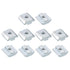uxcell 30pcs Nickel Plated Carbon Steel T Nuts, M5 Hammer Head Fastener for 4040 Series Aluminum Extrusion Profile,