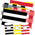 Barker Creek Designer File Folder and Library Pocket Set, 12 Colorful File Folders, Buffalo Plaid & Wide Stripes, 30
