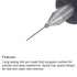 uxcell Micro PCB Drill Bit Set, 10pcs 1/8" Shank 0.35mm Solid Tungsten Carbide CNC Engraving Bits