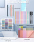Nicpro 62 PCS Book Annotation Kit with Case, Aesthetic Highlighters, Quick Dry Markers, 1200PCS Sticky Notes