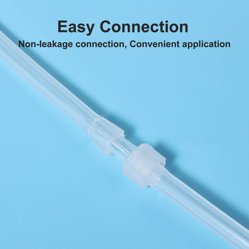 30pcs Syringe Adapter, Male Luer Lock 3/16 Inch Connector Kit to Syringe Coupler Adapter