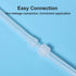 30pcs Syringe Adapter, Male Luer Lock 3/16 Inch Connector Kit to Syringe Coupler Adapter