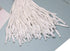 Tupalizy White Cotton Gift Clothing Price Tag String Hanging Rope Snap Lock Pin Loop Fastener Hook Ties for Luggage