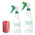 Plastic Spray Bottle 2 Pack, 32 Oz - Heavy Duty Leak Proof Mist Sprayer for Cleaning, Essential Oils, Hair