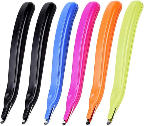 ZZTX 6 PCS Professional Magnetic Staple Remover, Puller Tool for School Office Home, 5 Colors