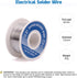 LDK Soldering Iron Kit, Electric Gun Welding Tools with ON/OFF Switch, 30g Solder & 5pcs Tips